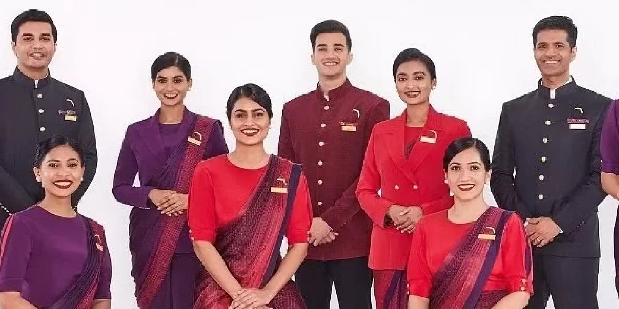 अब साड़ी में नहीं दिखेंगी Air India की एयर होस्टेस, पहनेंगी मनीष मल्होत्रा  की डिजाइन की हुई पारंपरिक यूनिफॉर्म - air india air india flight flightcrew  flightcrew uniform ...